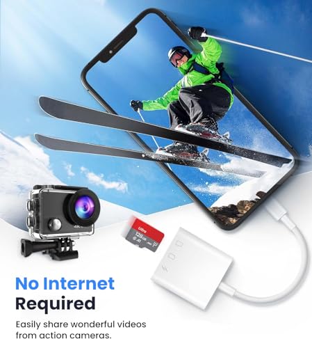 Verilux® SD Card Reader for iPhone iPad with USB C to C Connector 3 in 1 SD TF and USB Port Memory Card Readers Support Android Camera 3PCS Verilux® SD Card Reader for iPhone iPad with USB C to C Connector 3 in 1 SD TF and USB Port Memory Card Readers Support Android Camera 3PCS